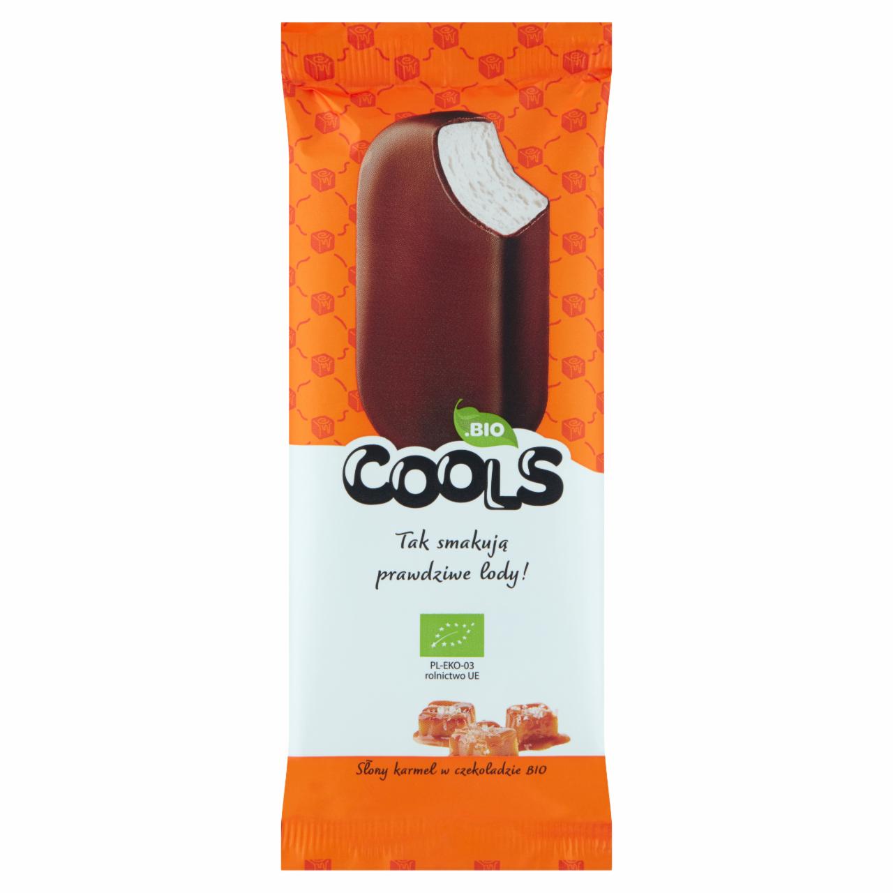 Zdjęcia - BIO Cools Lody o smaku słonego karmelu w czekoladzie Bio 100 ml