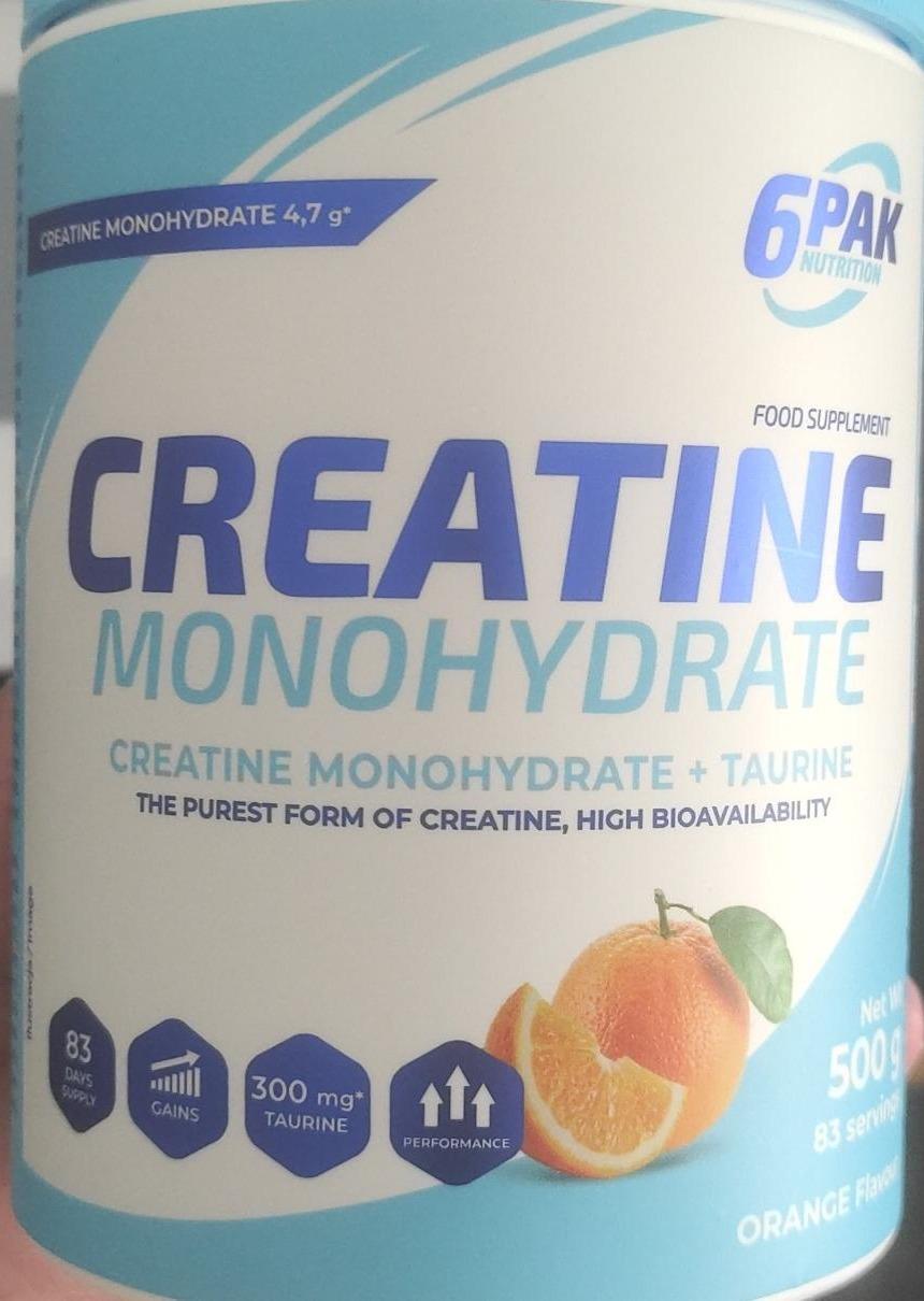 Zdjęcia - Kreatyna smak pomarańczowy monohydrate 6pak Nutrition