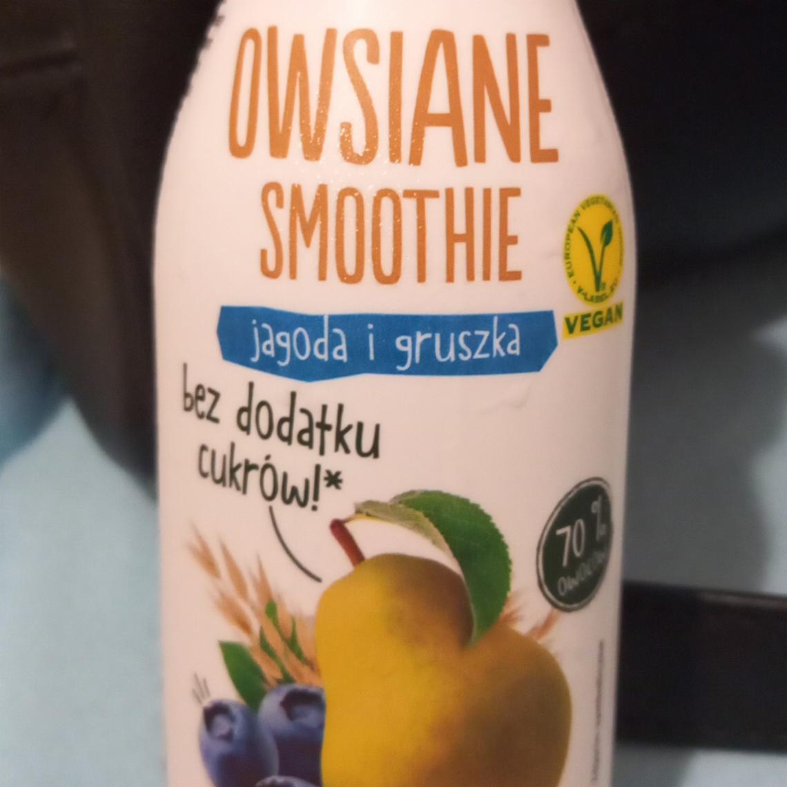 Zdjęcia - Owsiane smoothie jagoda i gruszka vemondo