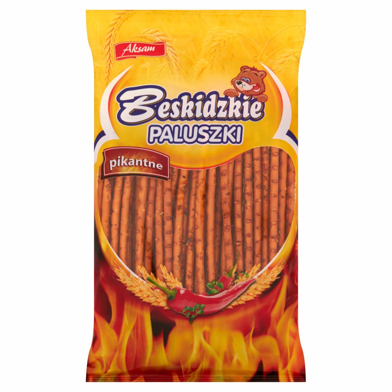 Zdjęcia - Aksam Paluszki Beskidzkie pikantne 60 g