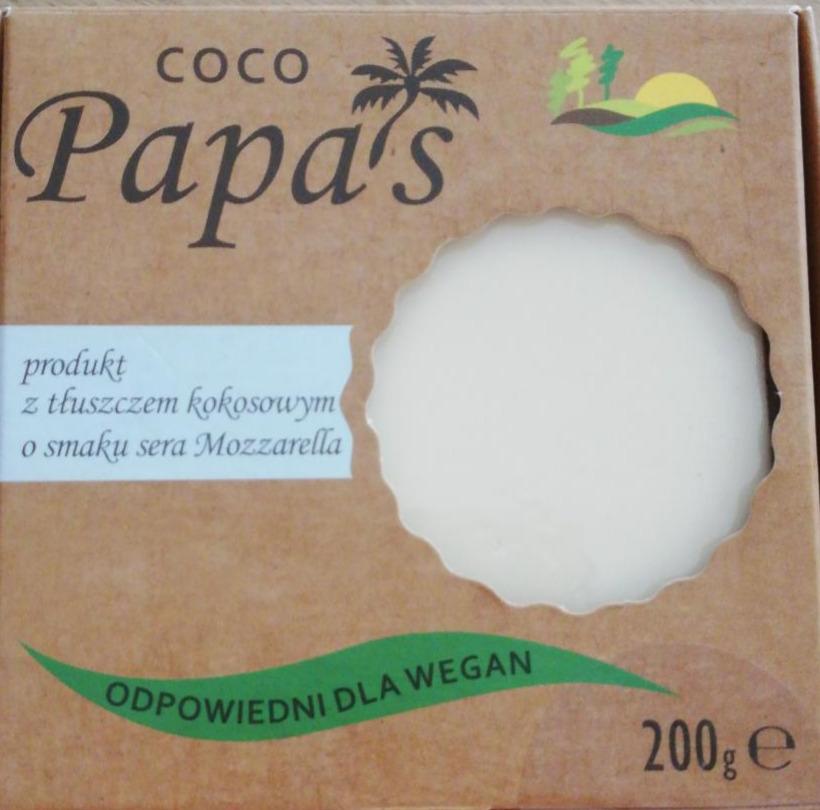 Zdjęcia - produkt z tłuszczem kokosowym o smaku sera Mozzarella