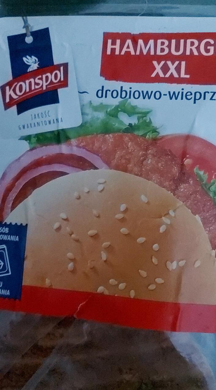 Zdjęcia - hamburger xxl drobiowo wieprzowy Konspol