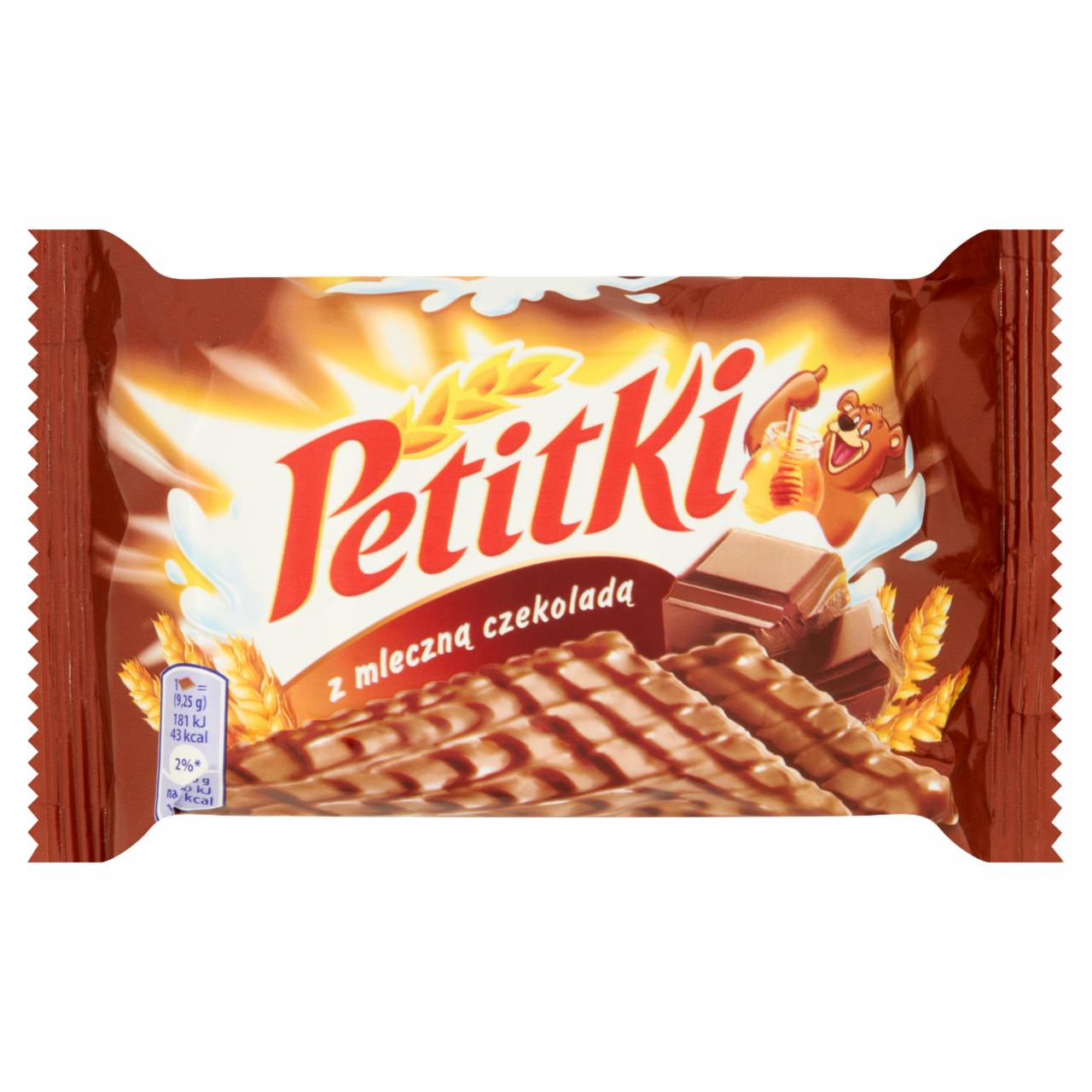 Zdjęcia - Petitki Herbatniki z mleczną czekoladą 111 g