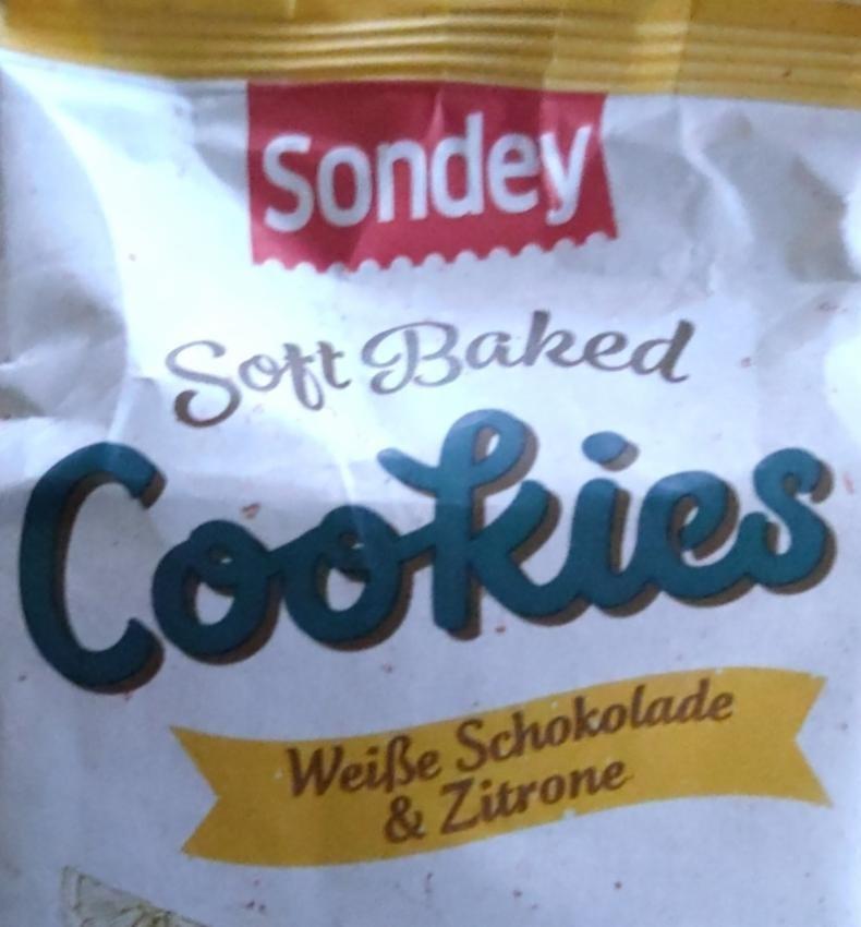 Zdjęcia - Soft baked cookies white chocolate Sondey
