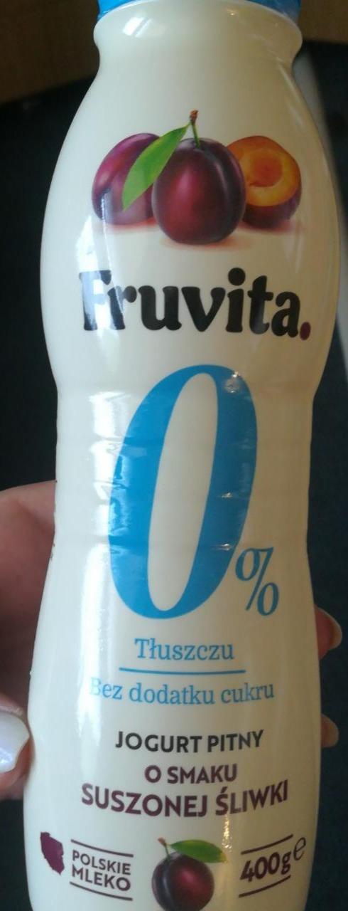 Zdjęcia - Jogurt pitny o smaku suszonej śliwki FruVita