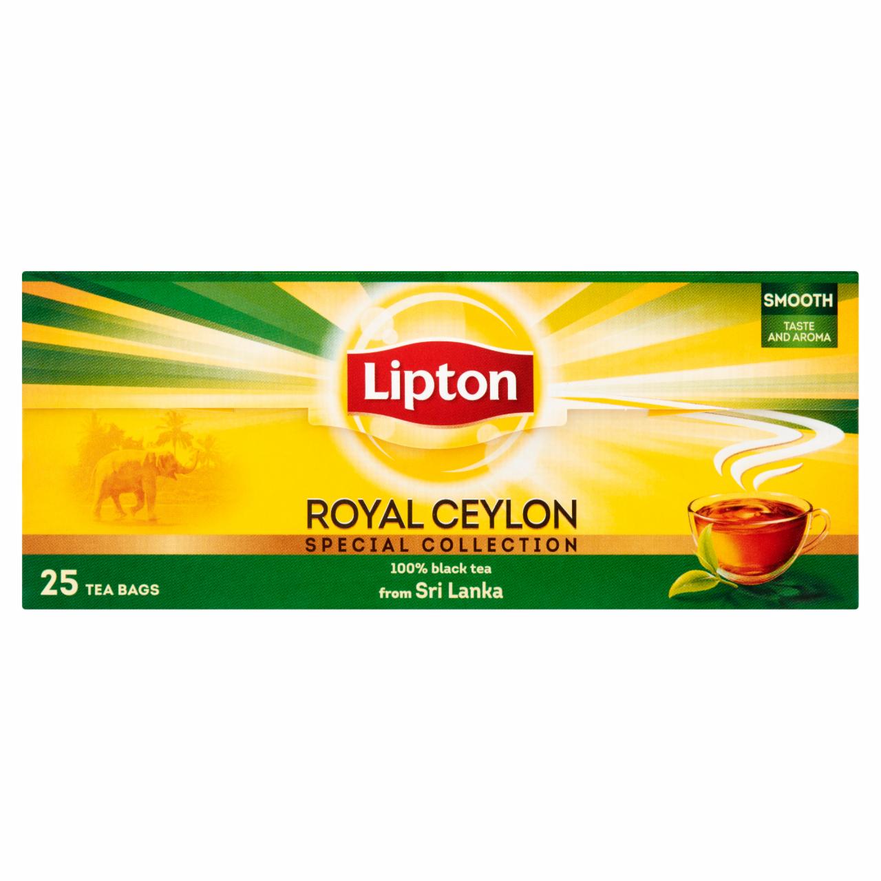 Zdjęcia - Lipton Royal Ceylon Herbata czarna 50 g (25 torebek)