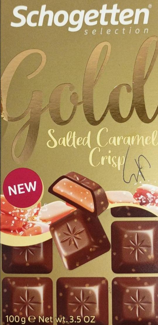 Zdjęcia - Schogetten Gold Salted Caramel Crisp 