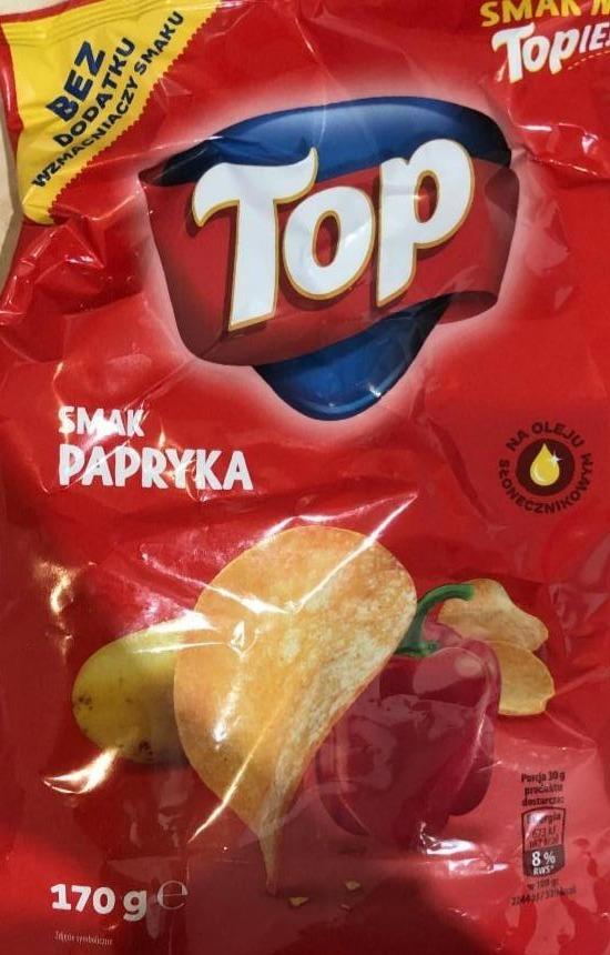Zdjęcia - Chipsy smak papryka Top