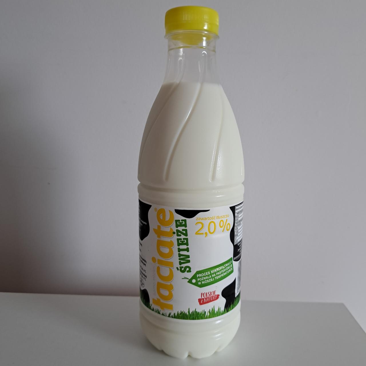 Zdjęcia - Łaciate Mleko świeże bez laktozy 2,0% 1 l