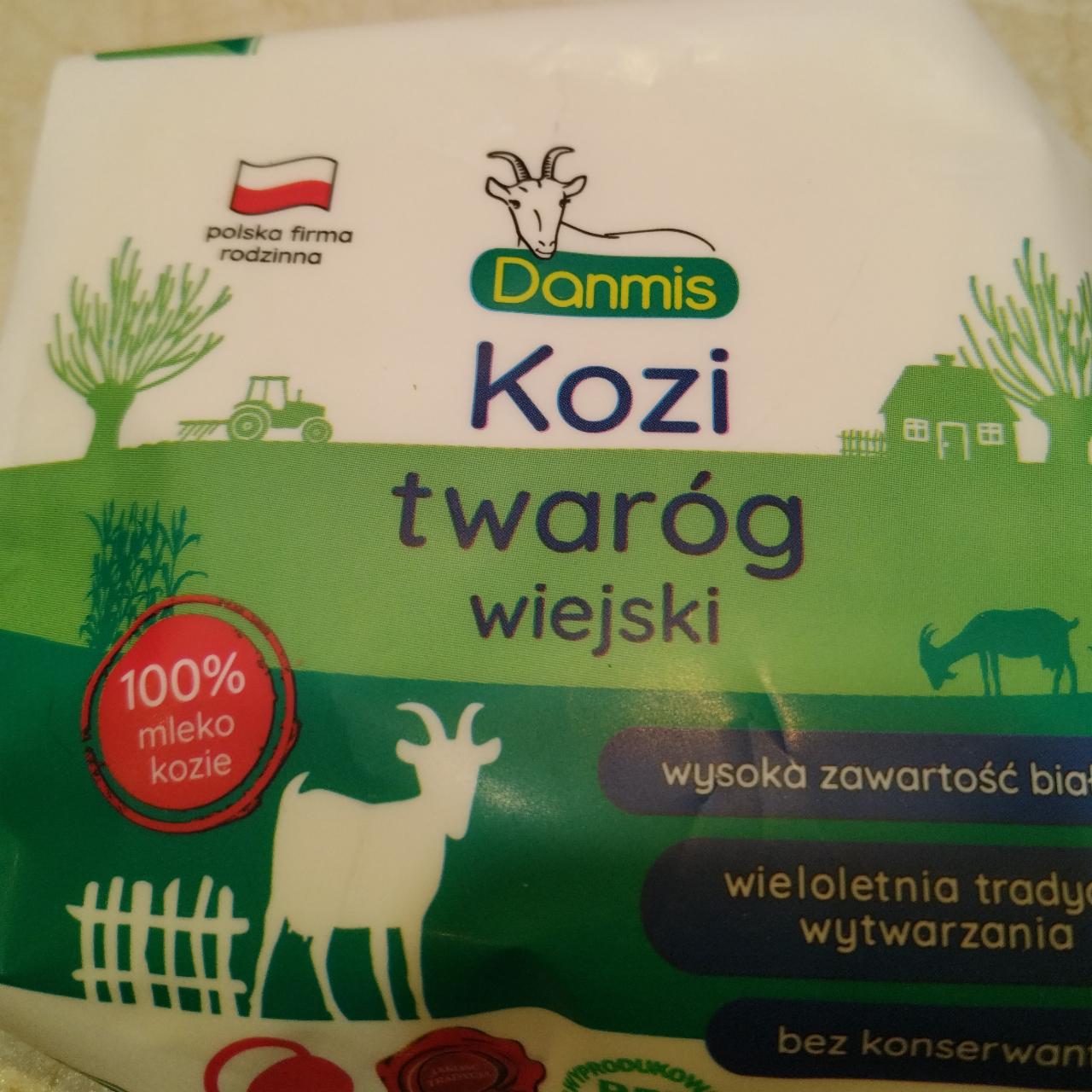 Zdjęcia - Kozi twaróg wiejski Danmis