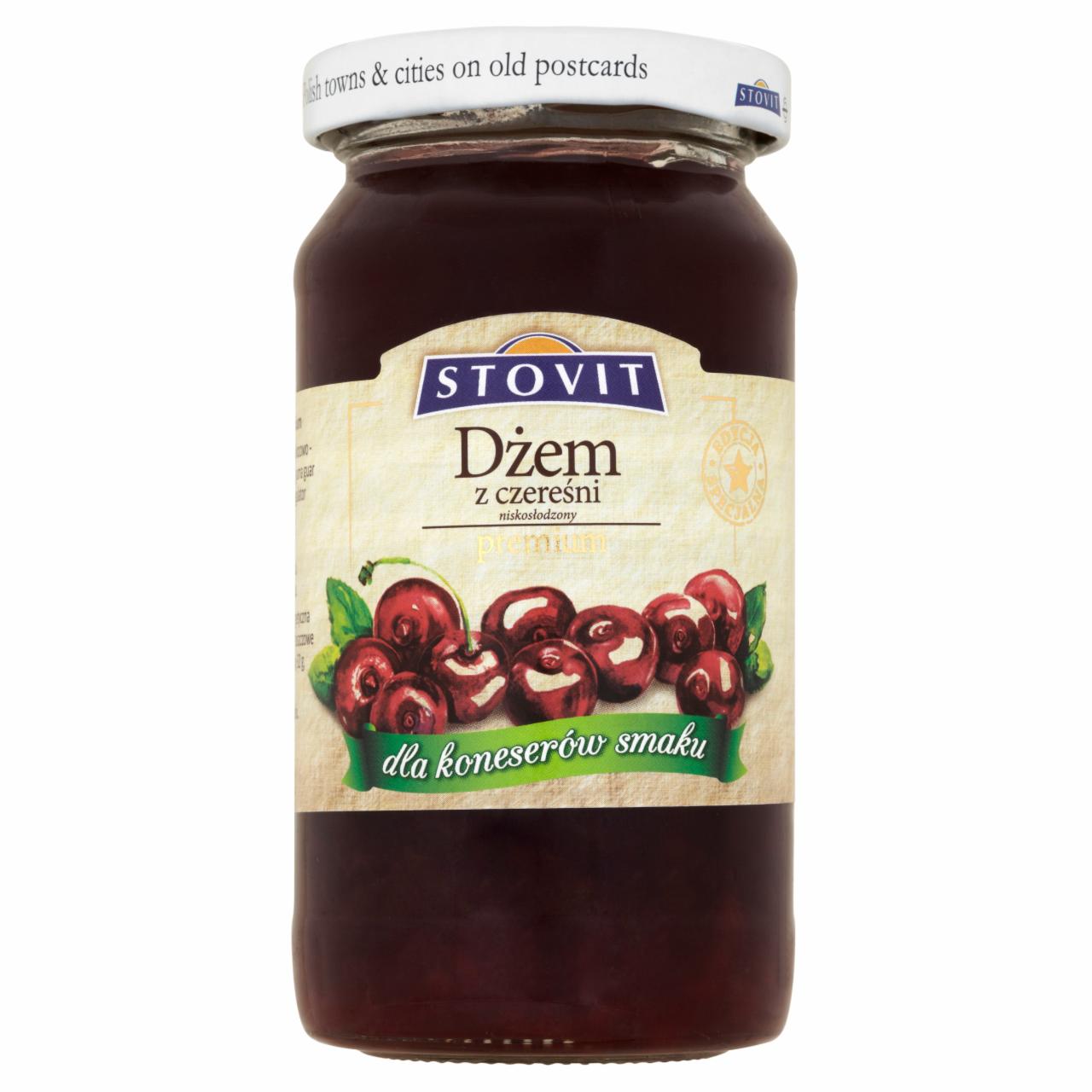 Zdjęcia - Stovit Dżem z czereśni niskosłodzony premium 230 g