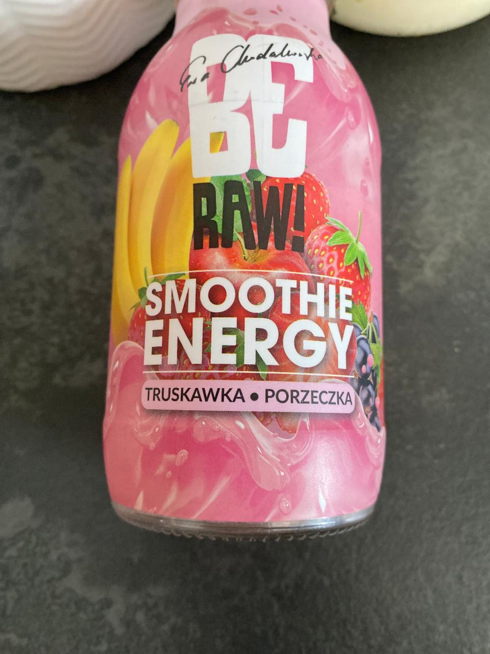 Zdjęcia - Be Raw Smoothie Energy. Truskawka porzeczka 