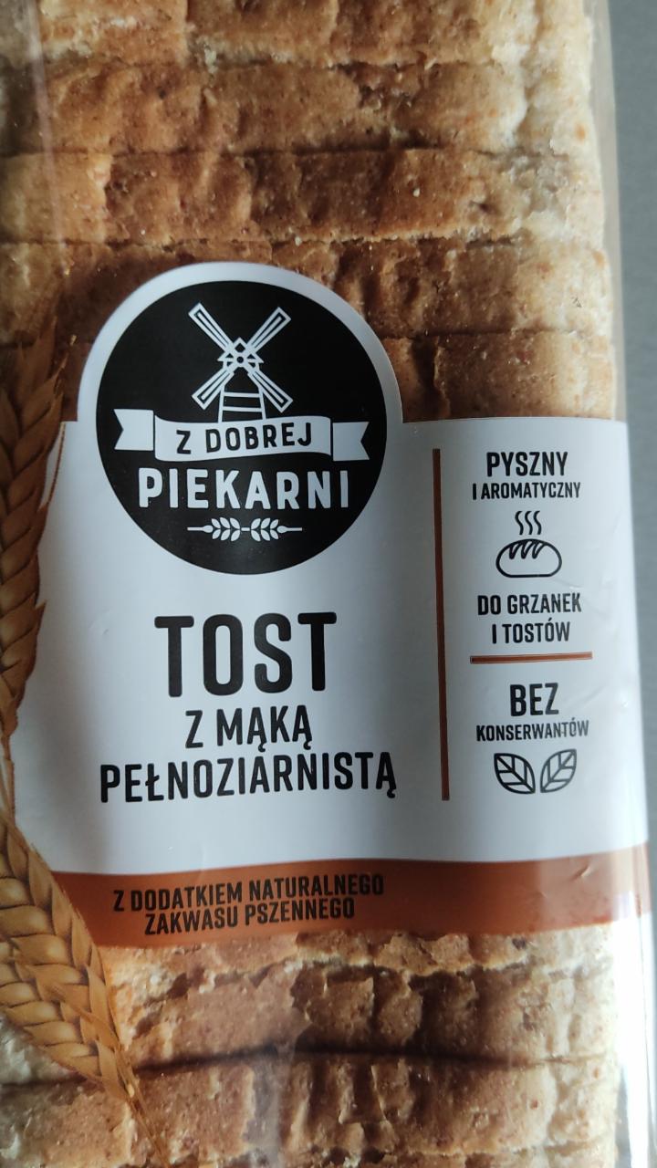 Zdjęcia - TOST z mąką pełnoziarnistą z dobrej piekarni