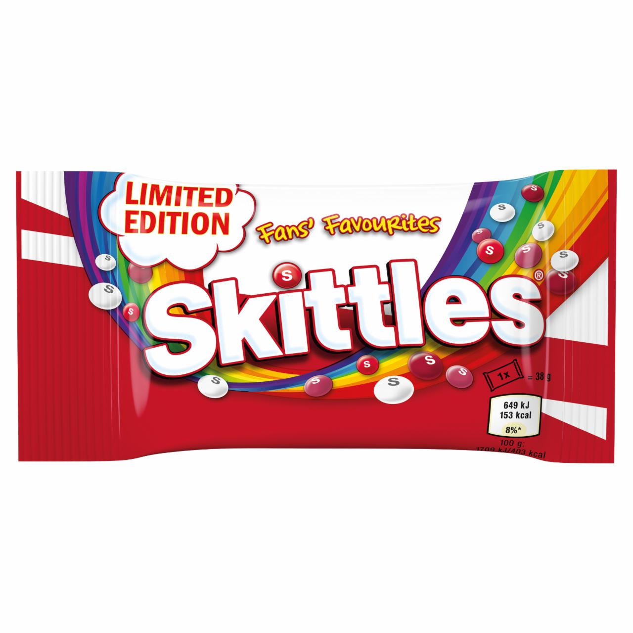 Zdjęcia - Skittles Fans' Favourites Cukierki do żucia 38 g