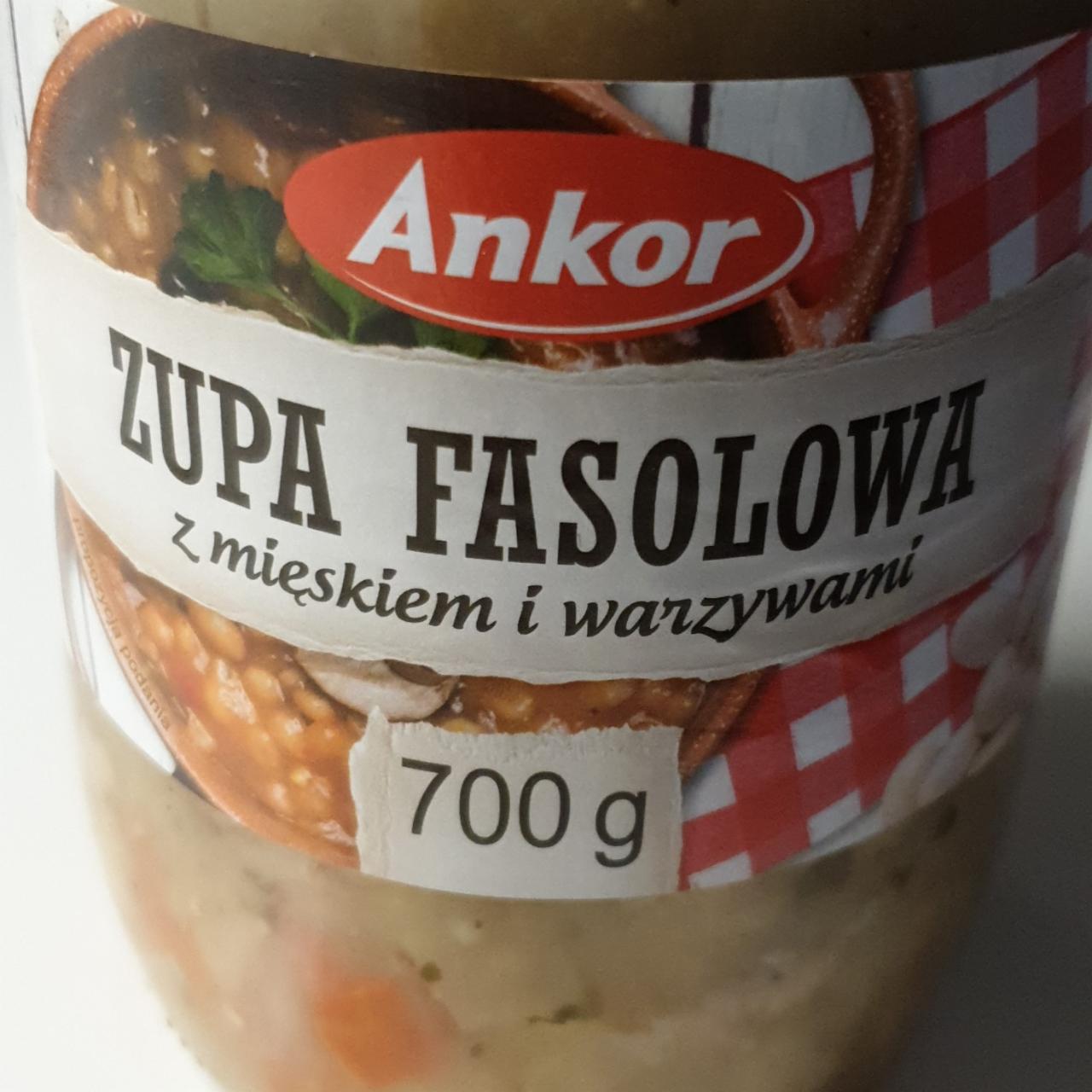 Zdjęcia - zupa fasolowa z mięskiem i warzywami Ankor