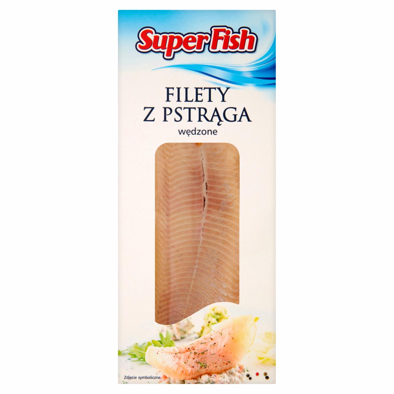 Zdjęcia - SuperFish Filety z pstrąga wędzone 70 g