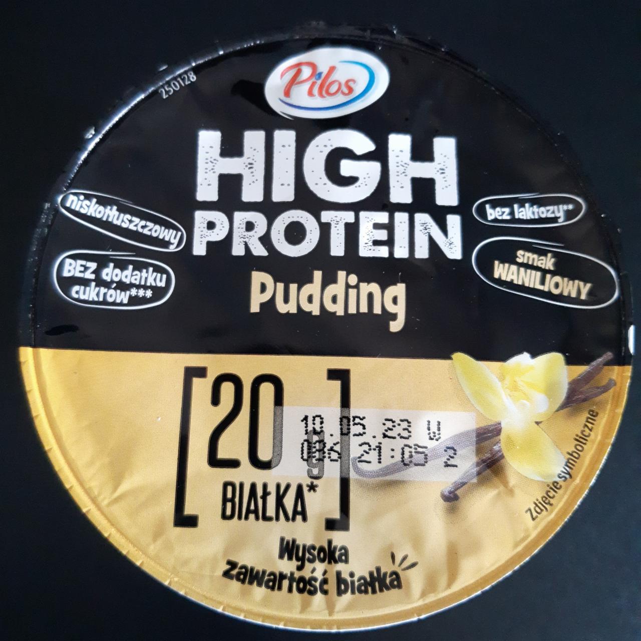 Zdjęcia - High protein pudding smak waniliowy Pilos