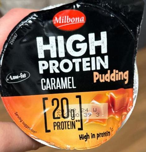 Zdjęcia - High Protein caramel pudding Milbona