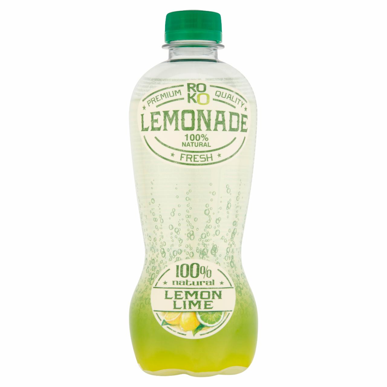 Zdjęcia - ROKO Napój gazowany cytrynowo-limonkowy 400 ml