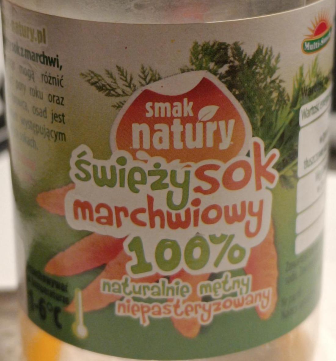 Zdjęcia - świeży sok marchwiowy 100% smak natury