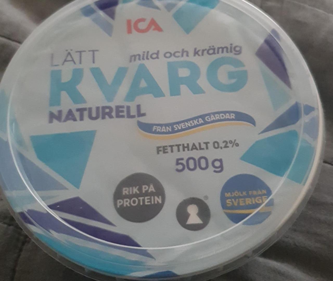 Zdjęcia - Kvarg naturell ICA