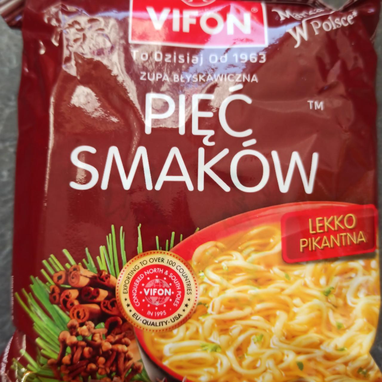 Zdjęcia - Vifon Zupa błyskawiczna pięć smaków 70 g