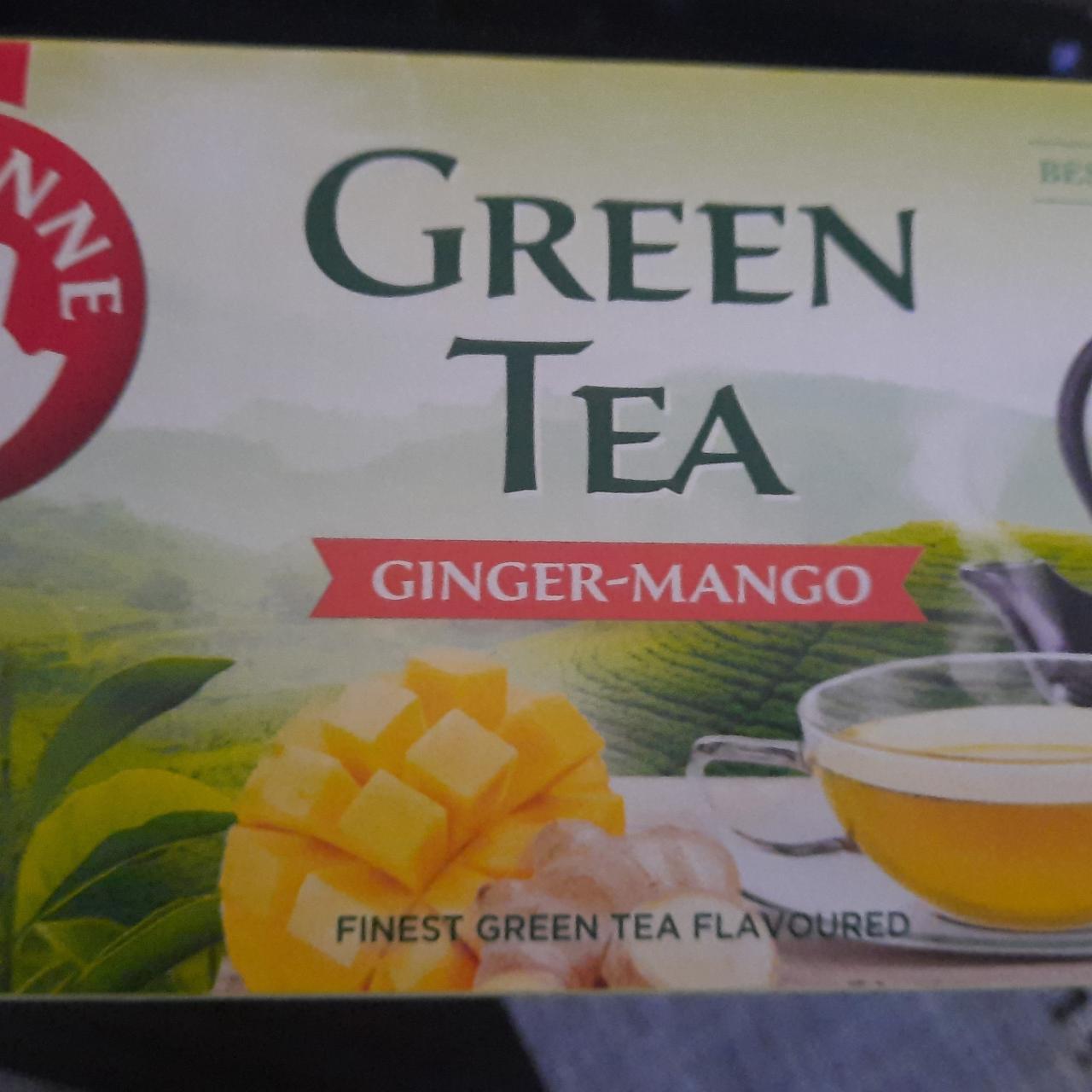 Zdjęcia - Green tea ginger mango Teekanne