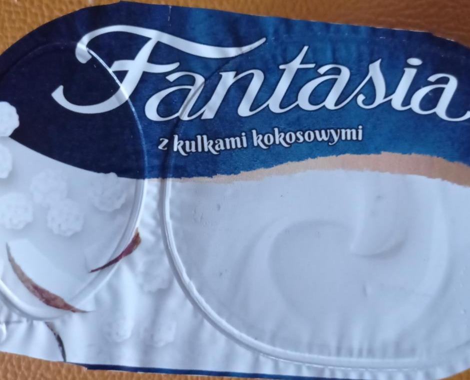 Zdjęcia - Fantasia Jogurt kremowy ze zbożowymi kulkami kokosowymi Danone