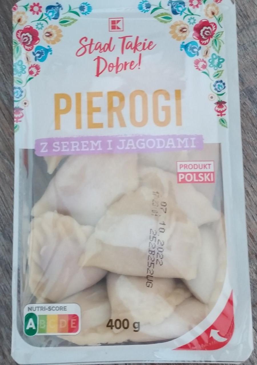 Zdjęcia - Pierogi z serem i jagodami K-Stąd Takie Dobre