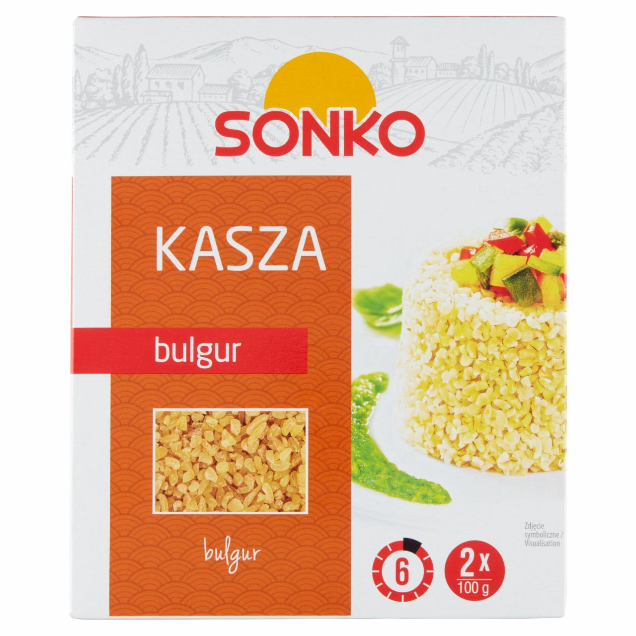 Zdjęcia - Sonko Kasza bulgur 200 g (2 x 100 g)