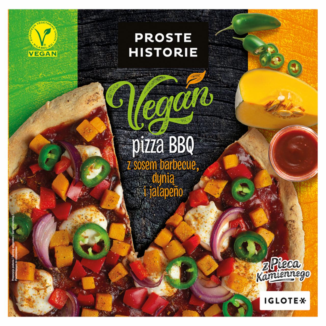 Zdjęcia - Proste Historie Vegan Pizza BBQ z sosem barbecue dynią i jalapeño 340 g