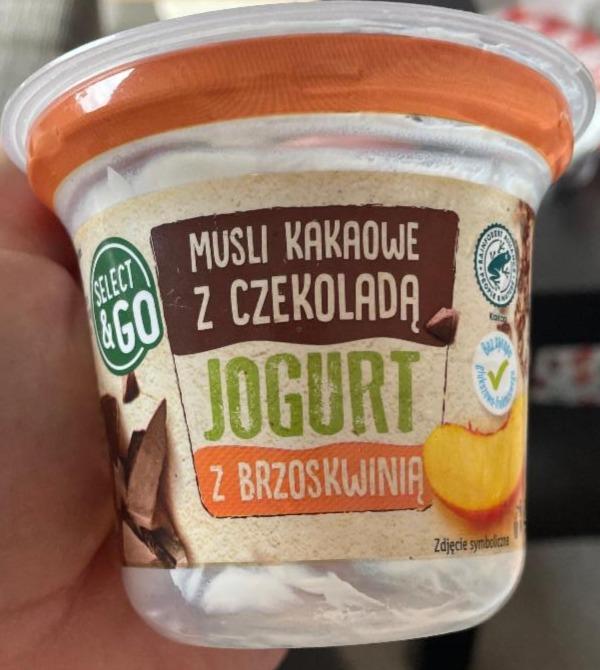 Zdjęcia - musli kakaowe z czekoladą jogurt z brzoskwinią select & go