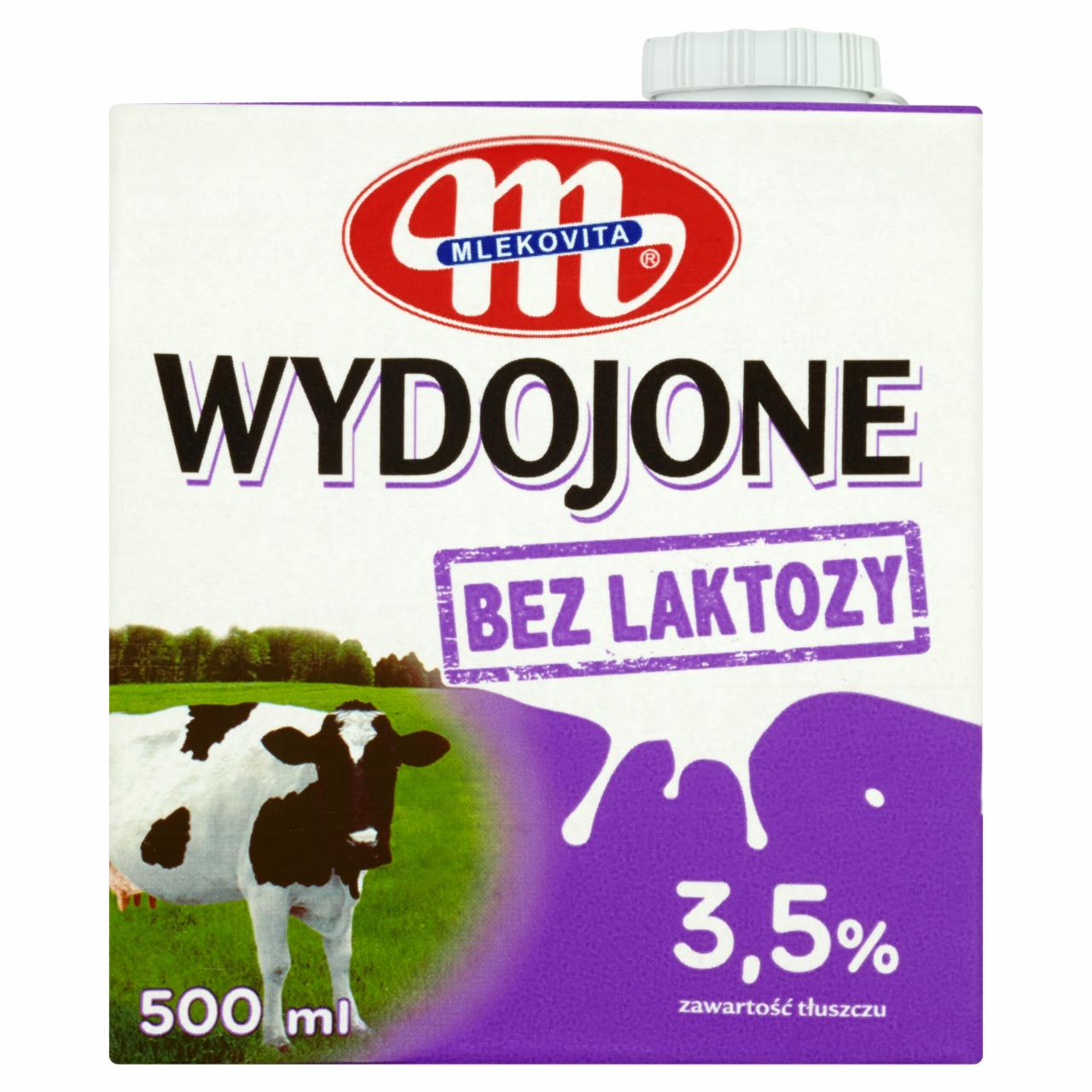 Zdjęcia - Mlekovita Wydojone Mleko bez laktozy 3,5% 500 ml