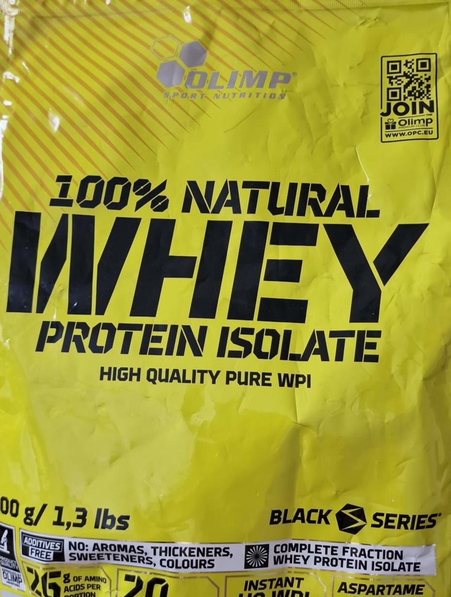 Zdjęcia - OLIMP 100% Natural Whey Protein Isolate 600g