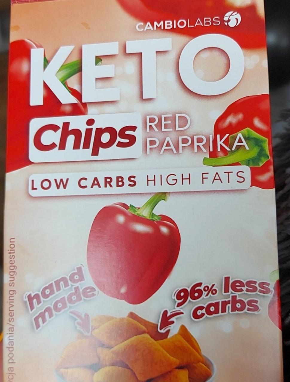 Zdjęcia - Keto Chips red paprika CambioLabs