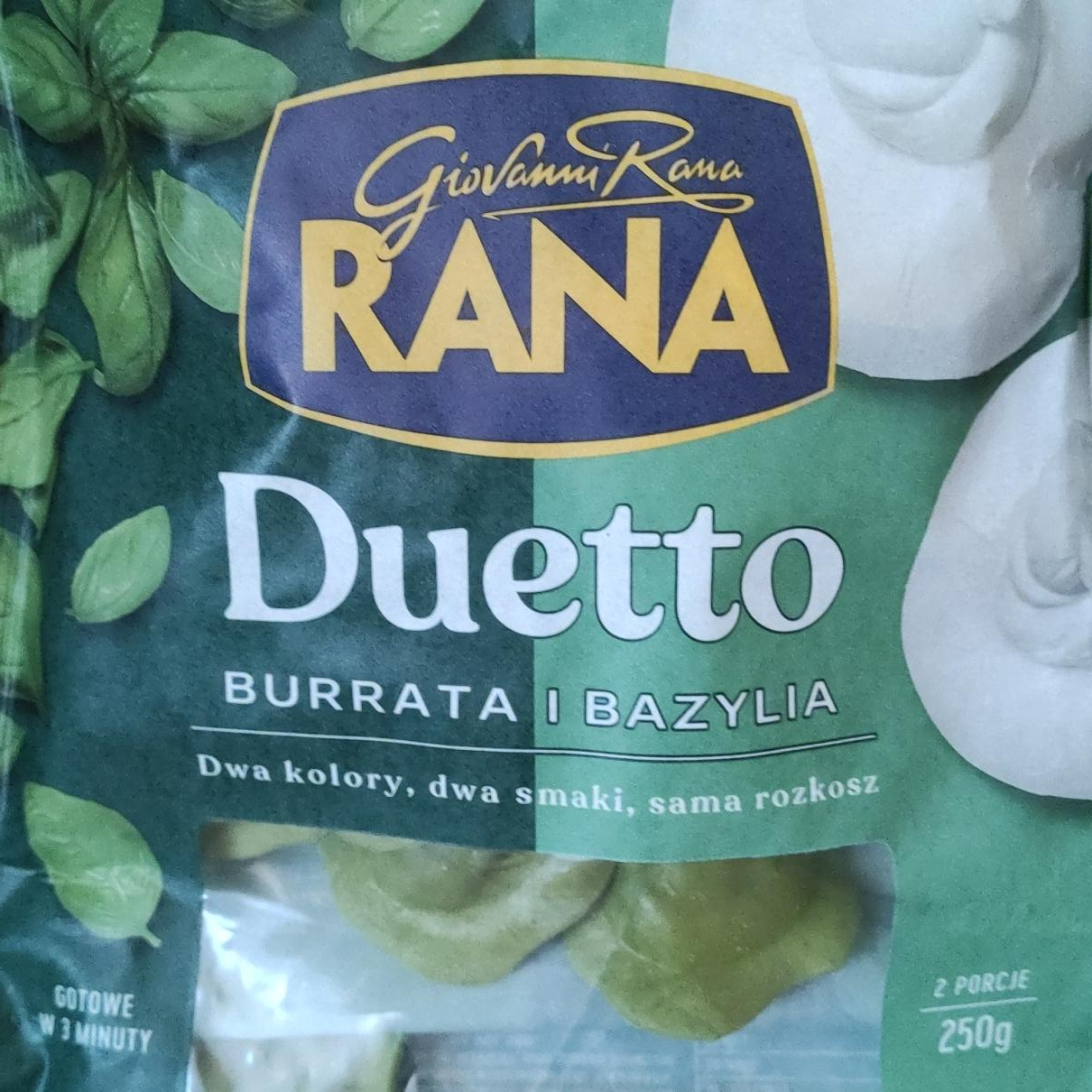 Zdjęcia - Duetto Burrata i Bazylia Giovanni Rana