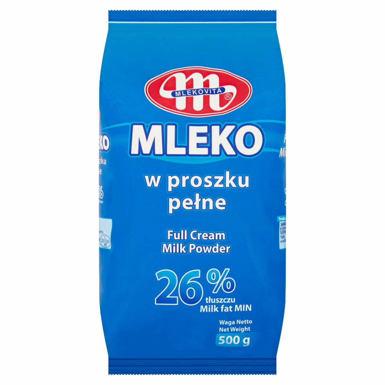 Zdjęcia - Mlekovita Mleko w proszku pełne 500 g