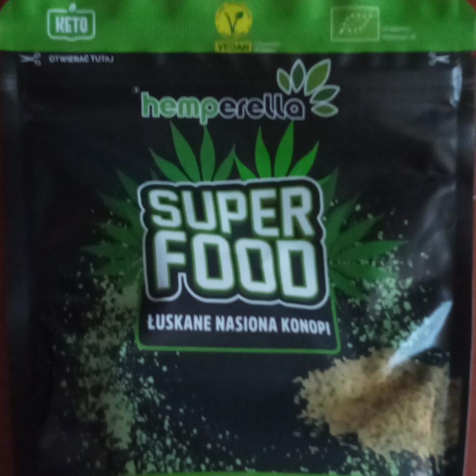 Zdjęcia - super food łuskane nasiona konopii Hemperella