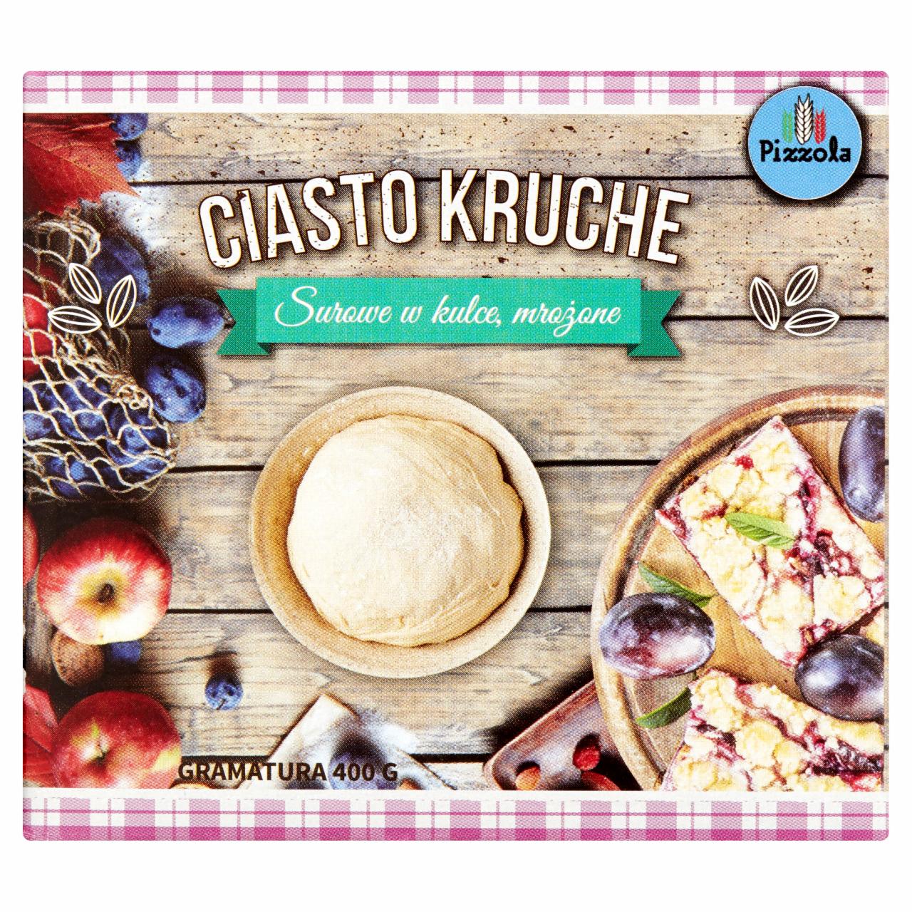 Zdjęcia - Pizzola Ciasto kruche surowe w kulce mrożone 400 g