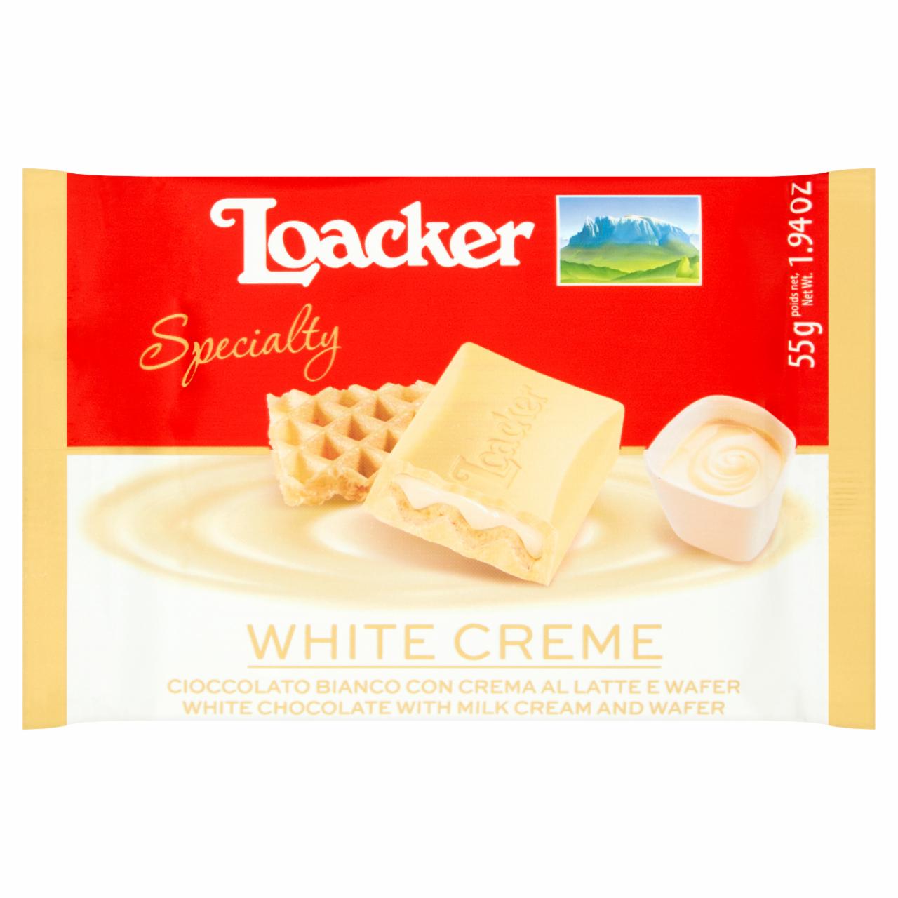 Zdjęcia - Loacker White Creme Czekolada biała 55 g