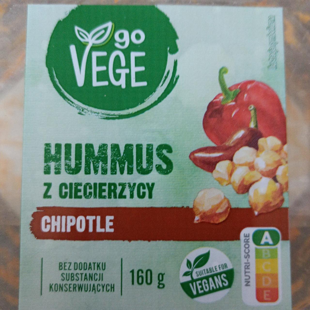 Zdjęcia - Hummus z ciecierzycy CHIPOTLE go VEGE