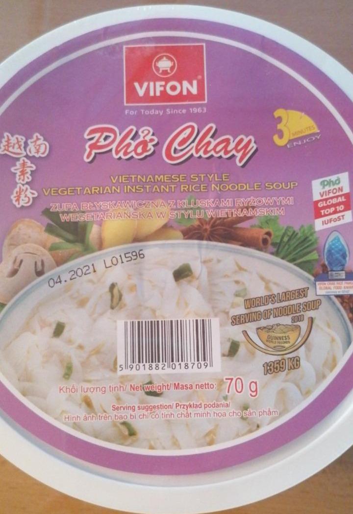 Zdjęcia - Vifon Pho Chay Zupa błyskawiczna z kluskami ryżowymi wegetariańska w stylu wietnamskim 70 g