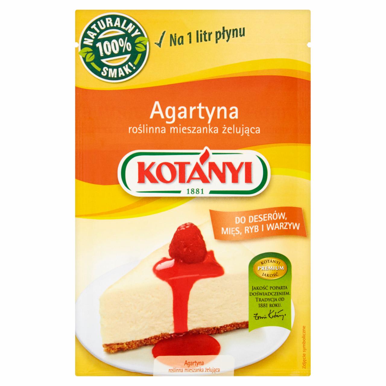 Zdjęcia - Kotányi Agartyna roślinna mieszanka żelująca 20 g