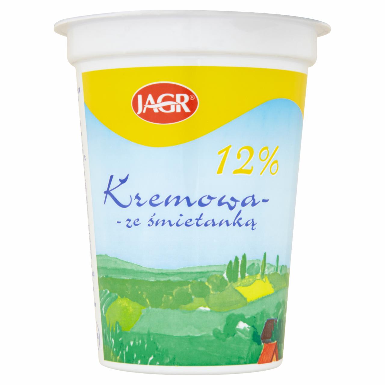 Zdjęcia - Polmlek Kremowa ukwaszona emulsja tłuszczowa 12 % 400 g