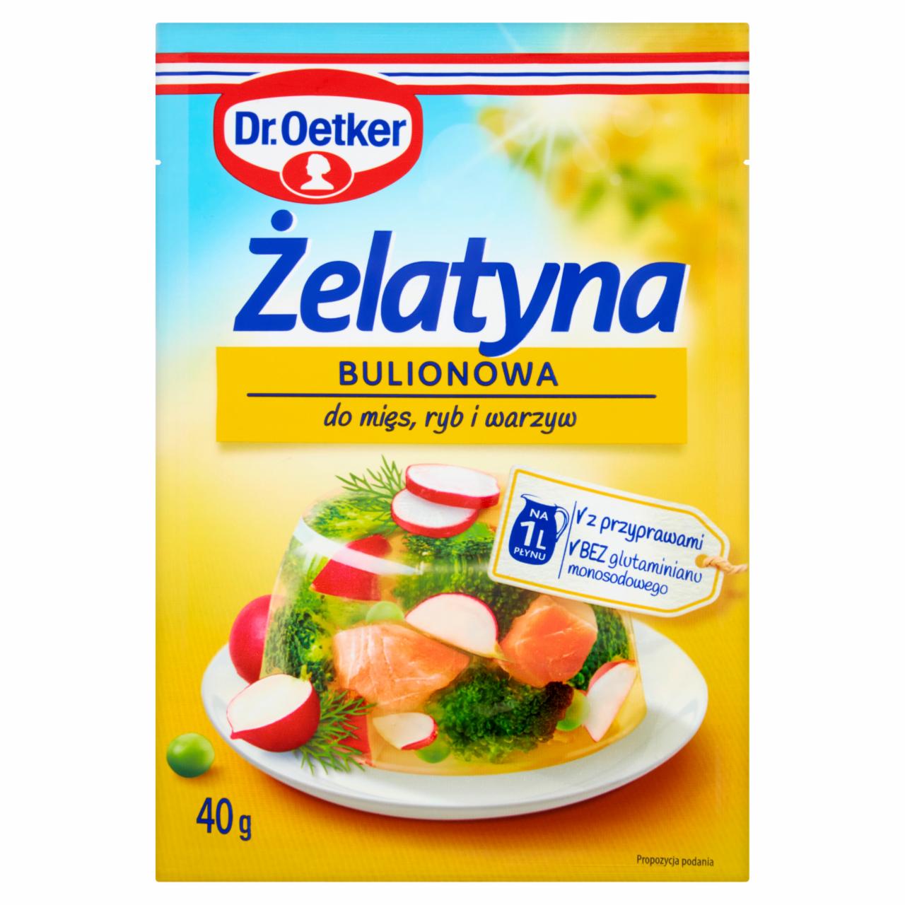 Zdjęcia - Dr. Oetker Żelatyna bulionowa 40 g