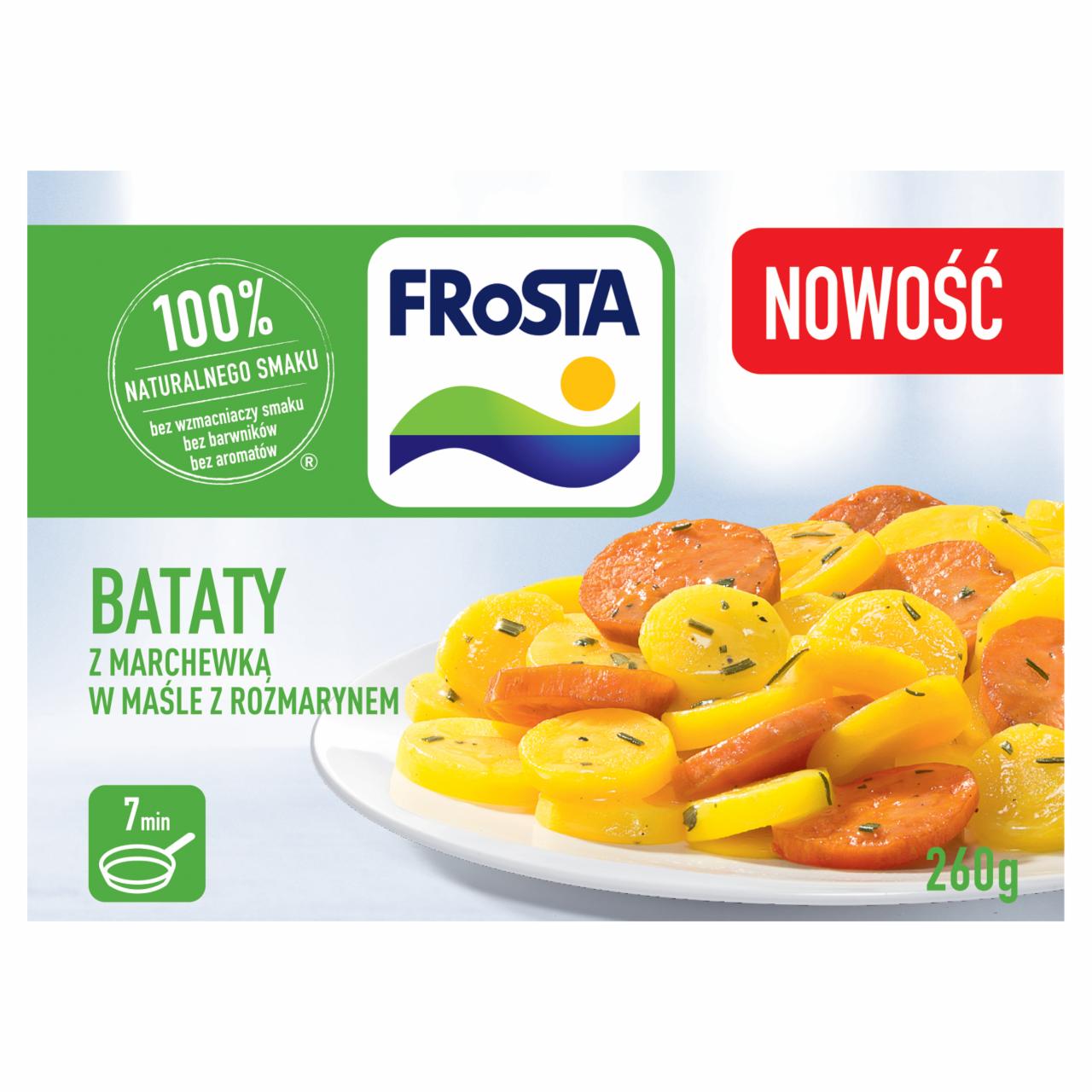 Zdjęcia - FRoSTA Bataty z marchewką w maśle z rozmarynem 260 g