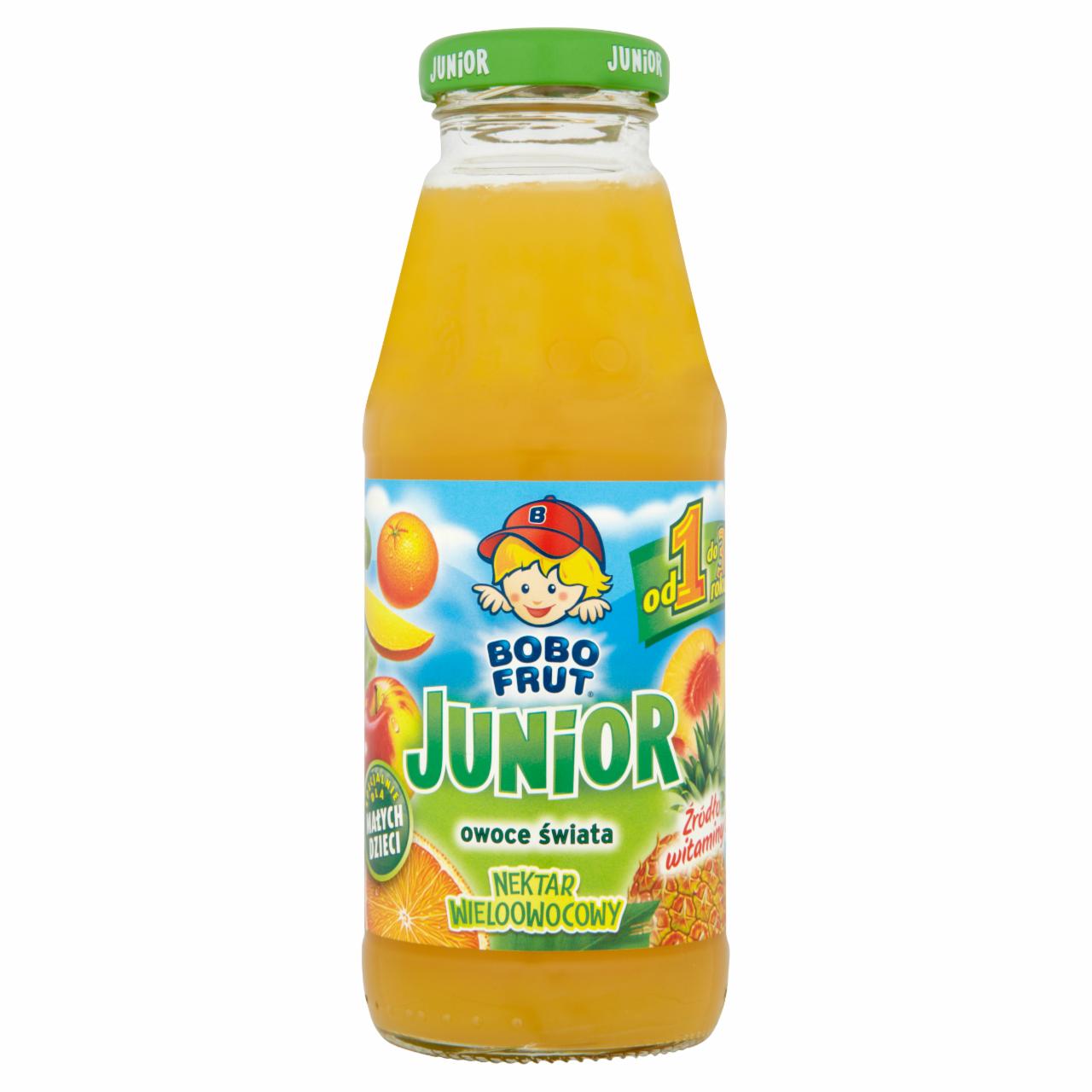 Zdjęcia - Bobo Frut Junior Nektar wieloowocowy owoce świata od 1 do 3 roku 300 ml