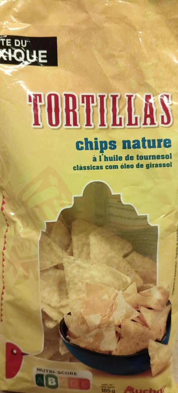 Zdjęcia - Tortillas chips nature Auchan