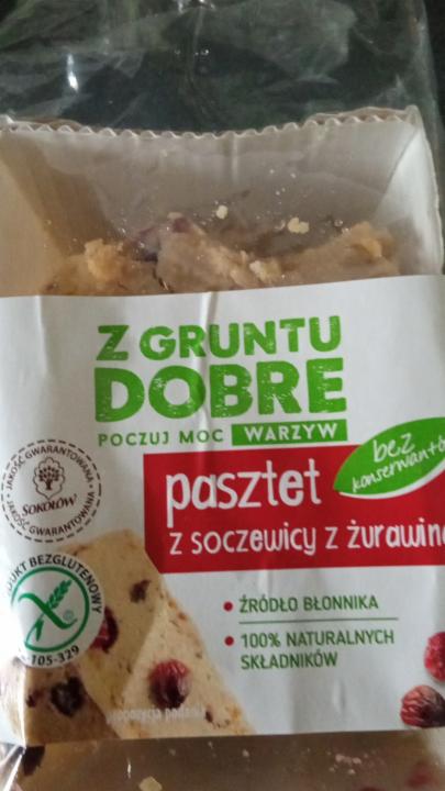 Zdjęcia - pasztet z soczewicy z żurawiną z gruntu dobre