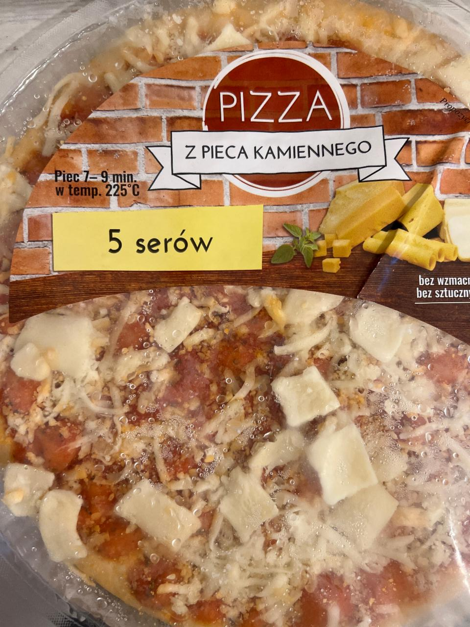 Zdjęcia - pizza z pieca kamiennego 5 serów Iglotex